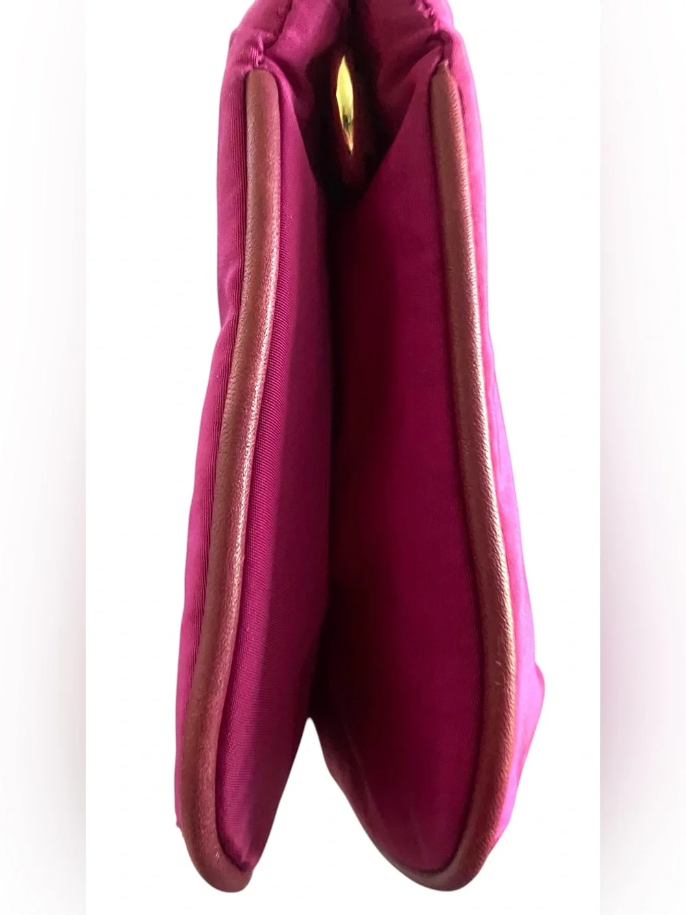 Tory Burch fuchsia Crossbody Bag with gold toned accents
